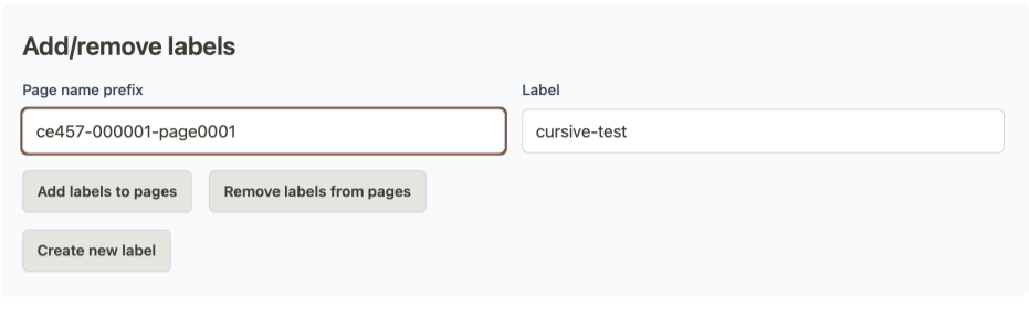 Remove Label