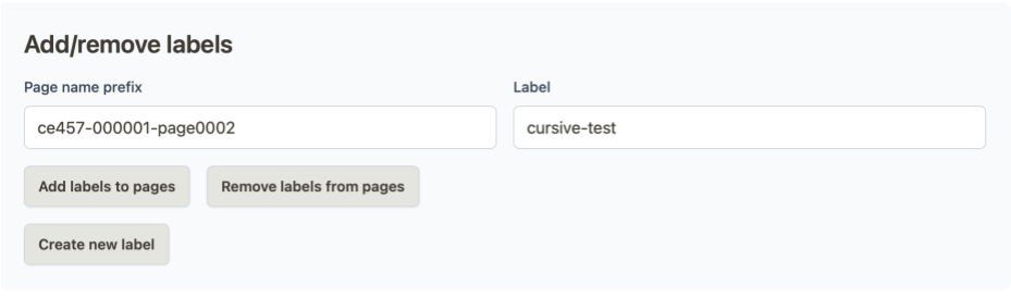 Add Label