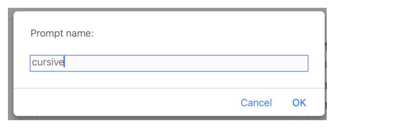 Create Prompt